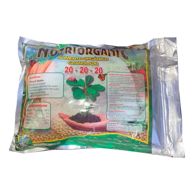 Fertilizante Nutriorganic 20-20-20 (20 Unidades)
