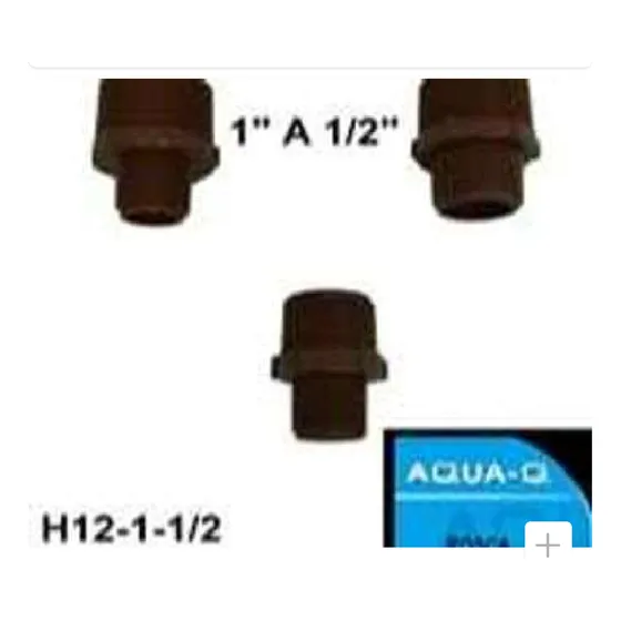 Bushing Reductor Roscado Pvc 1  A 1/2'' Q7 Modelo H13-1-1/2