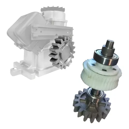 チョフへ Eixo Completo Motor Dz Ind Coroa Z40 Eng Z17 + Graxa Ppa Cor