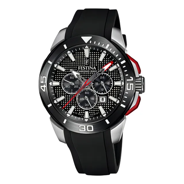 Reloj Para Hombre Festina Chrono Bike F20642/4 Negro
