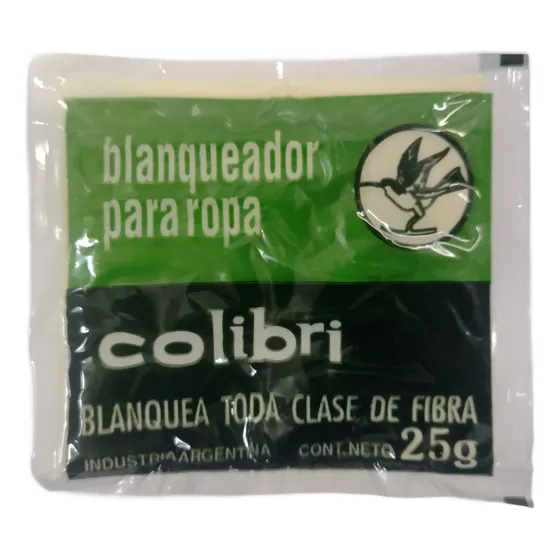 Blanqueador Colibri X 25 Grs X 30 Unidades