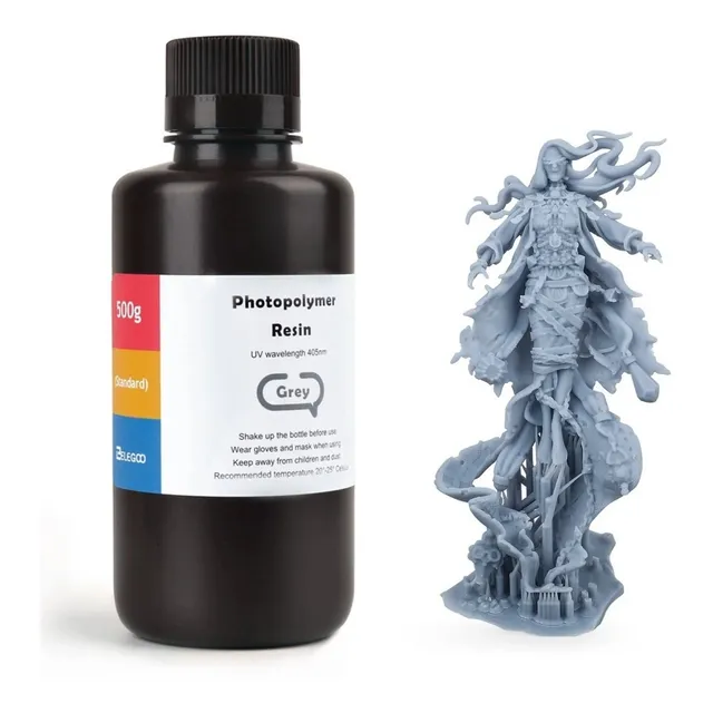 Resina Elegoo Abs Like 500ml Para Impresora 3d Gris