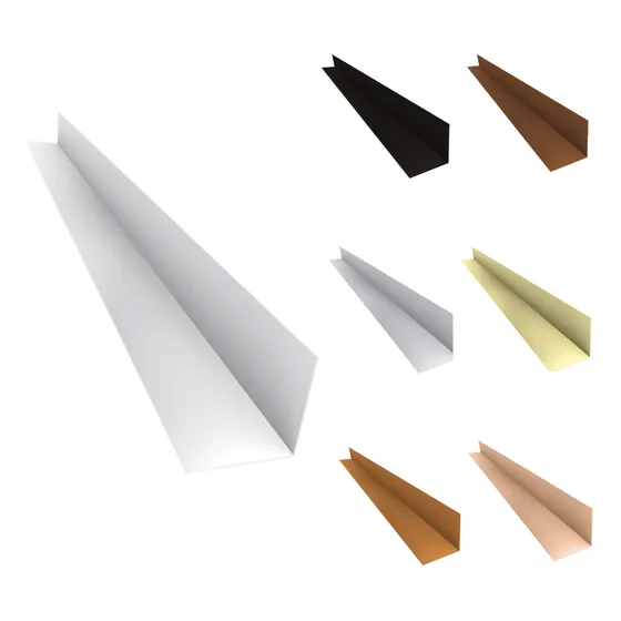 Cantoneira De Parede Pvc 2,5cm Kit 6 Barras De 1,5 Metros