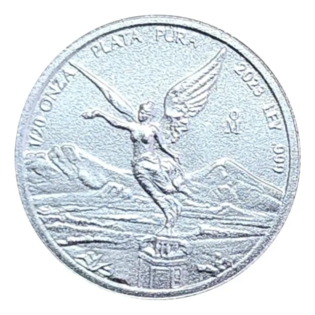 1/20 Onza De Plata Libertad 2023, Ley .999, En Capsula Unc