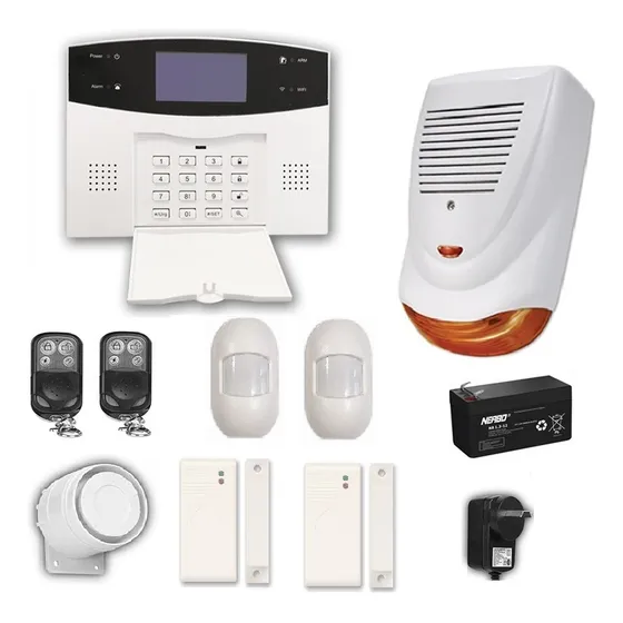 Kit Alarma Domiciliaria Inalambrica Sirena Aviso A Celular