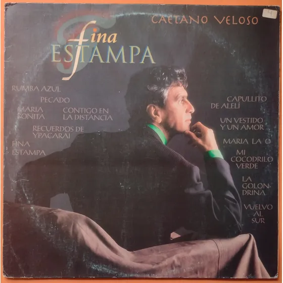 Lp Caetano Veloso Fina Estampa 1994 Com Encarte Vg Vinil