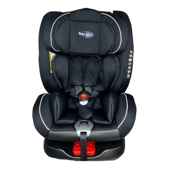 Asiento Para Auto O Para El Carro Babykits Bebes Y Niños Color Negro Silla De Carro Isofix 360