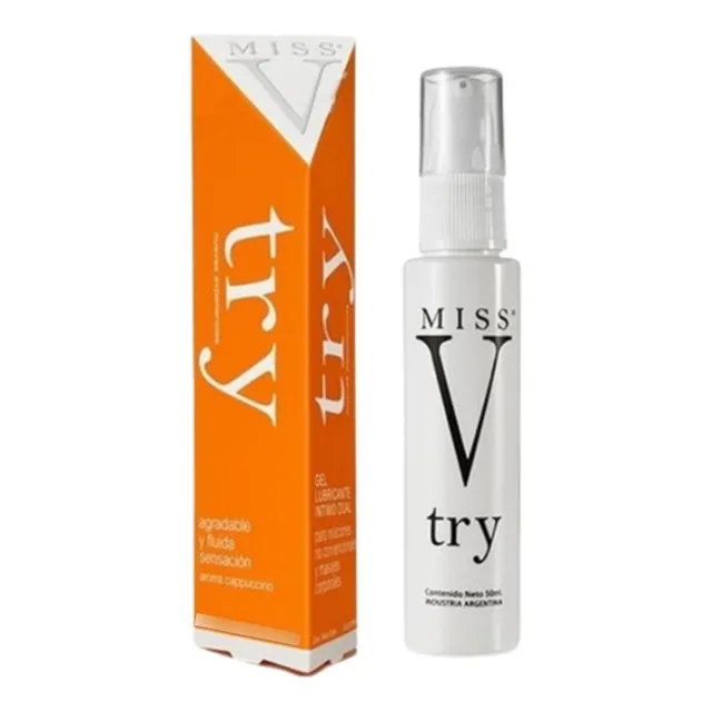 Gel Intimo Lubricante Miss V Masajes Anal Vaginal Natural Sabor Cappuccino