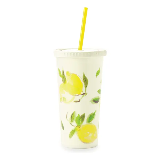 Spade New York Women's Vaso Dibujo Limon Sorbete Para Mujer