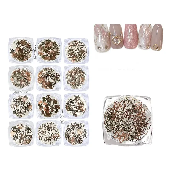 Moños Corazones Flores Coquette 3d Para Decoracion De Uñas Moños Y Figuras