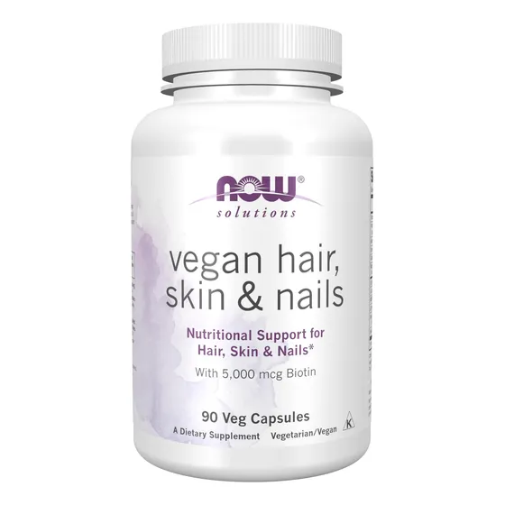 Supplement Now Foods Solutions Para Cabello, Piel Y Uñas Veg