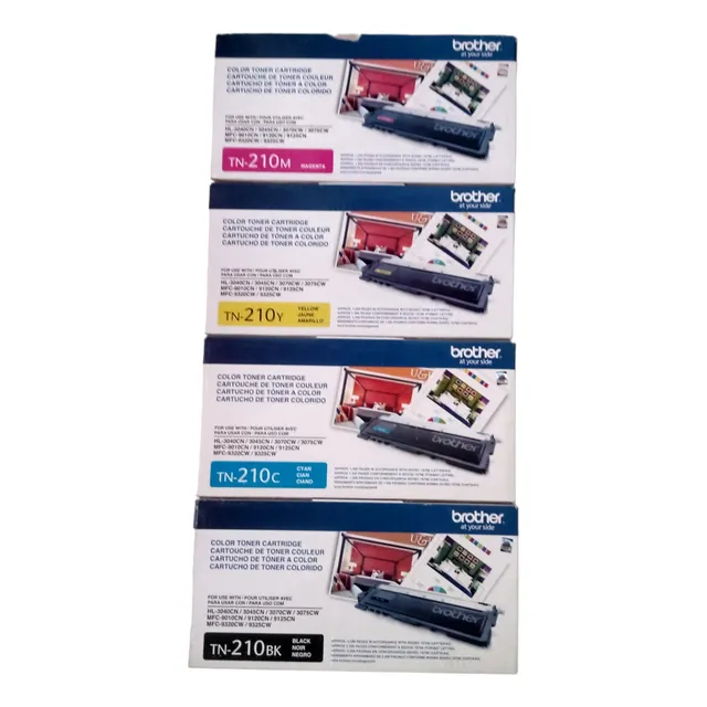 Tn-210 Toner Brother Negro/cyan/magenta/yellow