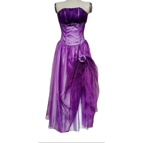 Vestido Largo Quinceañera Niña Strapless