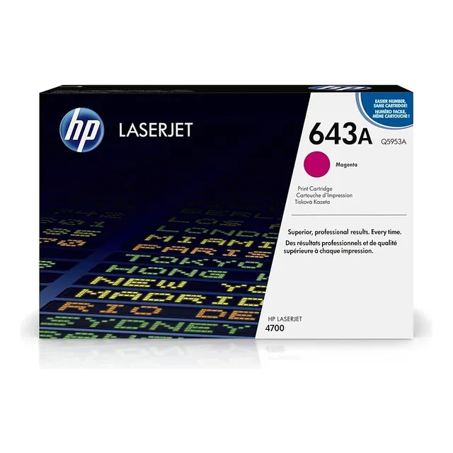 Toner Hp 643 Magenta - Yellow - Cyan Original - Envío Gratis