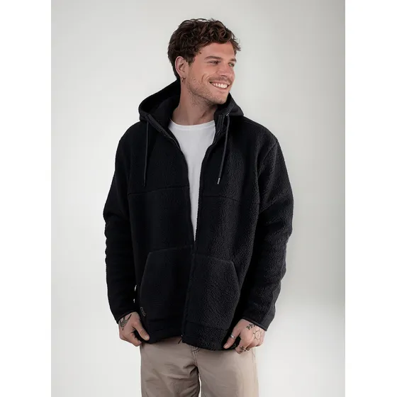 Polerón  Hombre Sherpa Con Capucha Y Cierre Ykk® Corcovado Lenga®   