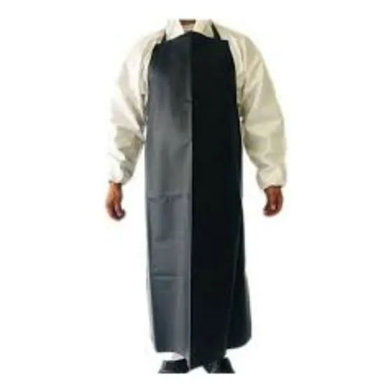 Delantal De Pvc Negro (10 Unidades)