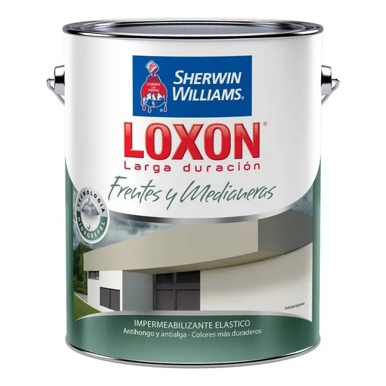 Loxon Larga Duración Frentes Y Medianeras Colores X 4 Lts Color Teja
