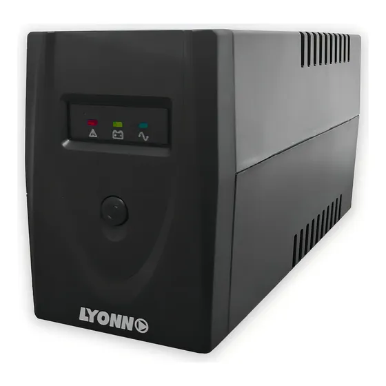 Ups Estabilizador Lyonn Ctb 800w Software Lcd 4 Tomas Usb Color Negro