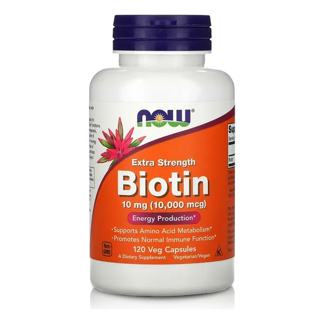 Biotina - Fortalecimiento Capilar Y Salud De La Piel 10mg (1 Sin Sabor