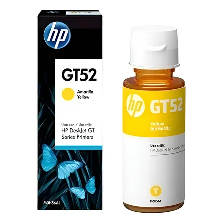 Botella De Tinta Hp Gt52 Tinta Amarillo
