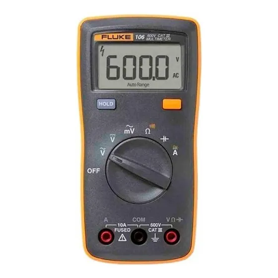 Multímetro Digital Básico Fluke-106esp Uso Residencial    
