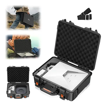 Case Rigida Para Antena Starlink Mini Mala Transporte Preto Preto