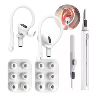 15pzs Silicon Eartips Y Limpiador Y Hooks Para AirPods Pro 15pzs Silicon Eartips Y Limpiador Y Hooks Para AirPods Pro