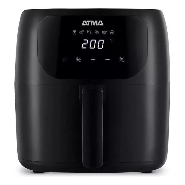 Freidora De Aire Atma Digital De 6.5l Sin Aceite Negra