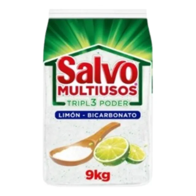 Detergente Multiusos En Polvo Salvo 9kg Premium
