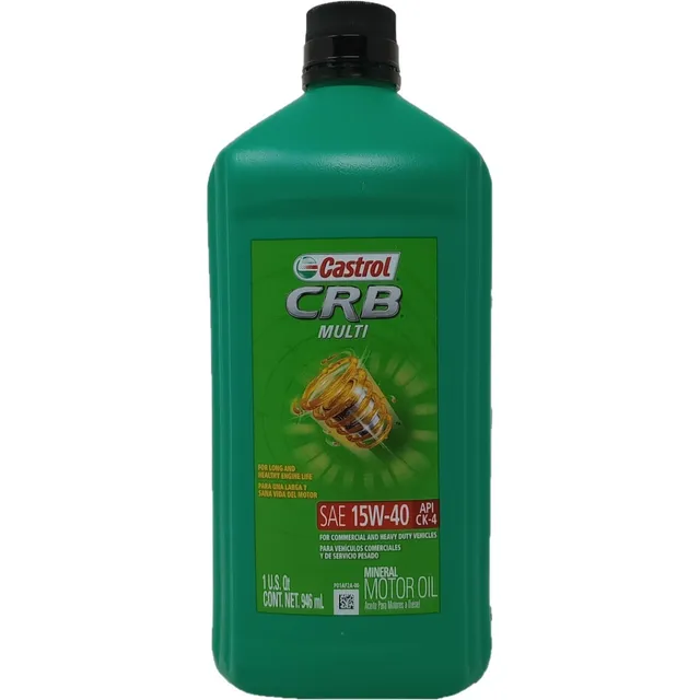 Aceite Castrol Crb Sae 15w40 Api Ck-4 - 1/4 Galón
