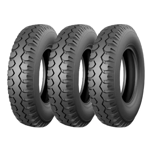 3 Llantas Yuanxing 5.00-12 83j P111 Motocarro 8pr Usa Cámara