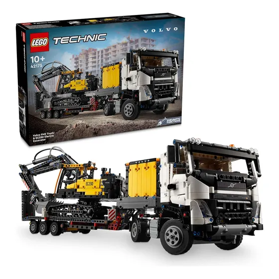 Lego Technic Camion Fmx Y Excavadora Ec230 Volvo 42175