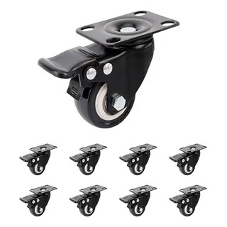 8pcs Ruedas Y Rodajas Para Muebles Giratoria Con Freno 2in 8pcs Ruedas Y Rodajas Para Muebles Giratoria Con Freno 2in