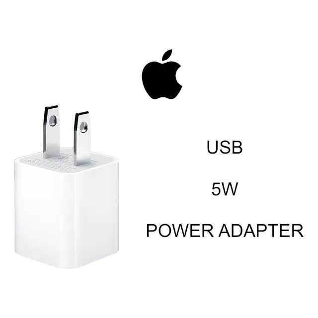 Cubo Adaptador Cargador Para iPhone 5w Apple Original 8 X 11