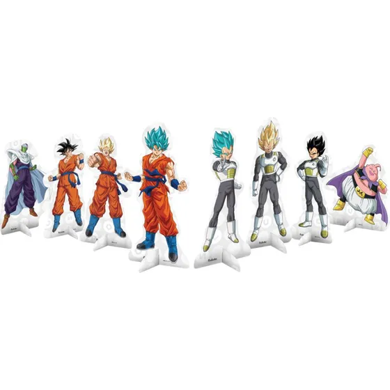 8 Enfeite Display Decoração De Mesa Dragon Ball