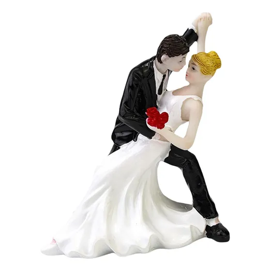 Y Cena Em Miniatura Pessoas Noiva E Noivo Conjunto Modelo Em