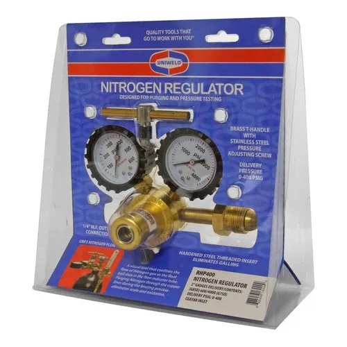  Regulador  Para Nitrógeno Uniweld Rhp400 De 0-400 Psi