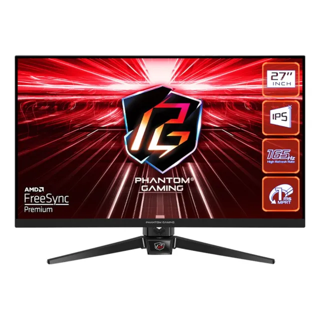 Monitor Gamer ASRock con pantalla de 27" 220V y resolución Full HD
