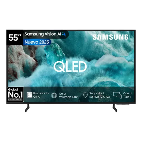 Televisor Smart 55" Qled Q7fa 4k Vision Ai Samsung