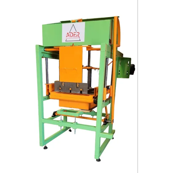 Máquina Para Fabricar Bloco De Concreto Com 2 Formas