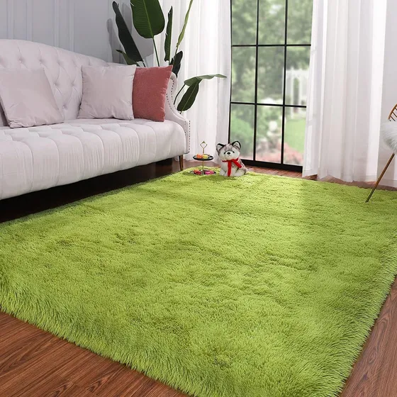 Alfombra Suave Y Esponjosa Para Dormitorio