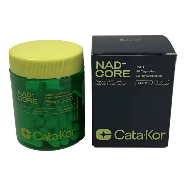 Cata.kor Nad+core 250mg X 60 Cápsulas Liposomal Antiedad Sin Sabor
