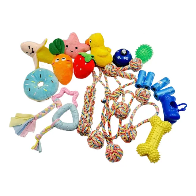 Set Juego 24 Juguetes Para Mascotas Para Perros