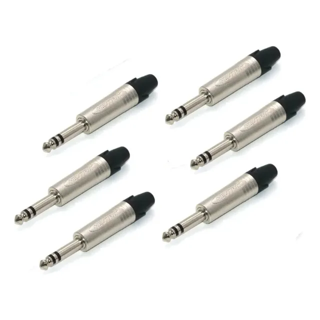 Neutrik® Np3c® 6 Conectores Plug Stereo Trs 1/4 Nuevos Envio