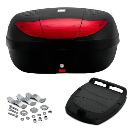 Baú Moto Bauleto 45 Litros Smart Box Pro Tork Com Nf