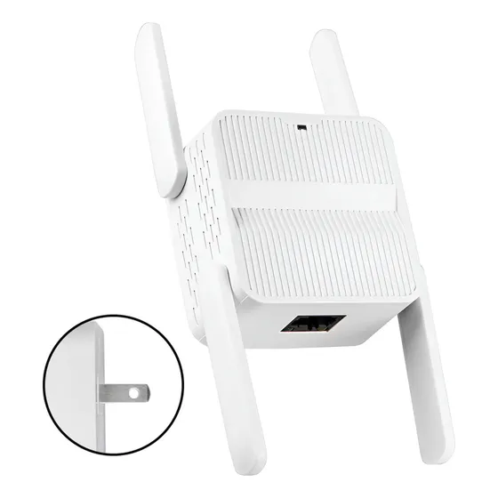 Repetidor Wi-fi Sem Fio Com Amplificador De Sinal De 1500