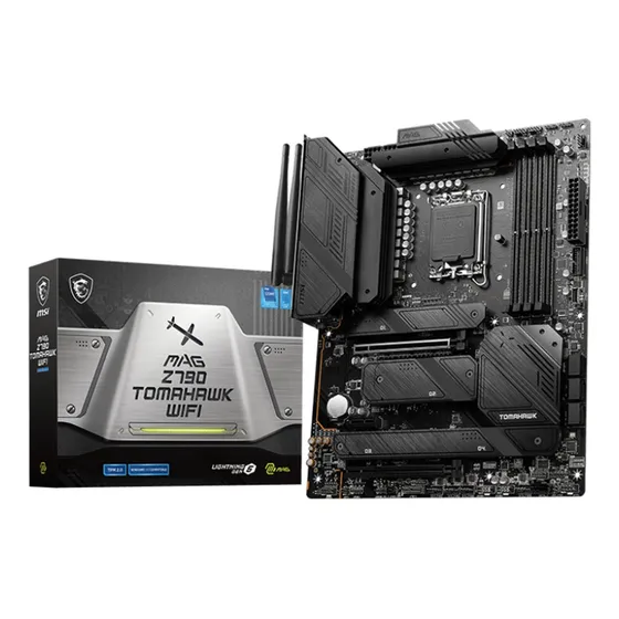 Placa Mãe Msi Mag Z790 Tomahawk Wifi Intel Lga 1700 Atx Ddr5 Cor Preto