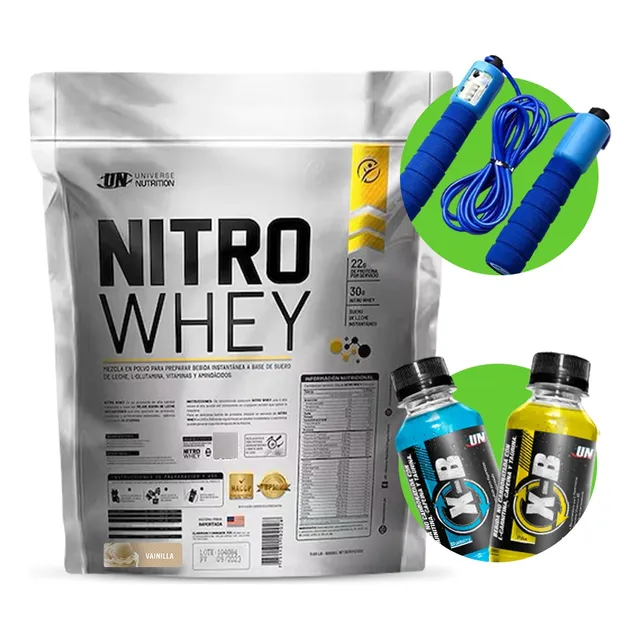 Nitro Whey 5kg Vainilla + Regalo 02