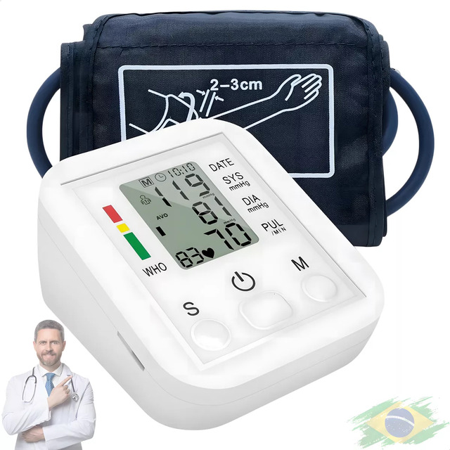 Aparelho De Medir Pressão Arterial Monitor Automático Aparelho De Medir Pressão Arterial Monitor Automático