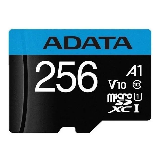 Tarjeta de memoria Adata AUSDX256GUICL10A1-RA1 Premier con adaptador SD 256GB